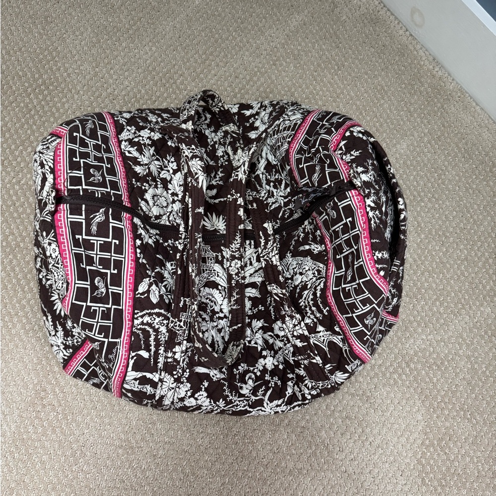 Vera Bradley large quilted duffle Bag